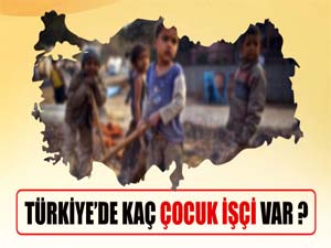 Türkiye’de kaç çocuk işçi var ?