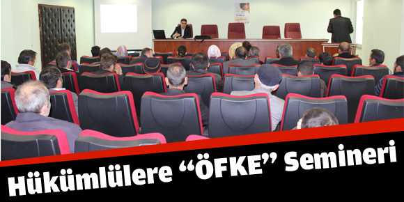 DENETİMLİ SERBESTLİK’TEN ‘ÖFKE’ KONFERANSI