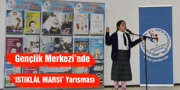 Gençlik Merkezi’nde ‘İstiklal Marşı’ yarışması