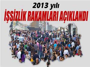 2013 yılı işsizlik rakamları açıklandı