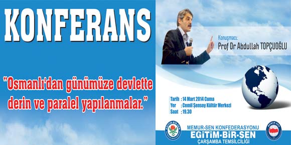 Eğitim Bir-Sen’den “Derin ve Paralel yapılanma” konferansı