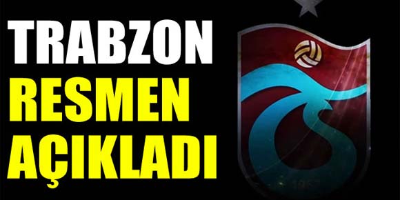 Trabzonspor Vahid Halilhodzici KAPa bildirdi