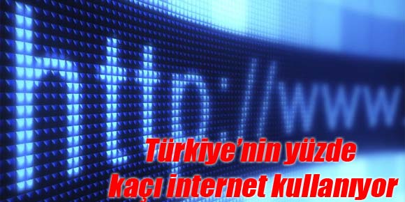 Türkiye’nin yüzde kaçı internet kullanıyor?