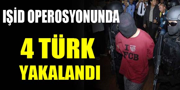 Endonezyada IŞİD Operasyonunda 4 Türk Yakalandı