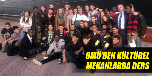 OMÜ-Türkçeden Kültürel Mekanlarda Ders