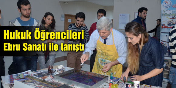 Hukuk Öğrencileri Ebru Sanatı ile tanıştı