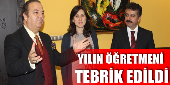 YILIN ÖĞRETMENİ TEBRİK EDİLDİ