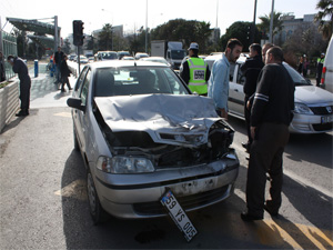 Samsun’da Trafik Kazası: 1 Yaralı