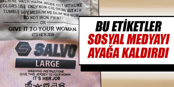 Bu etiket sosyal medyayı ayağa kaldırdı