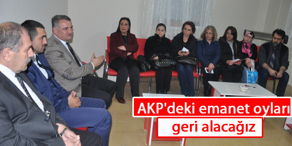 Aslan Karanfil: AKPdeki emanet oyları geri alacağız