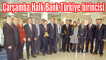 Çarşamba Halk Bank Türkiye birincisi