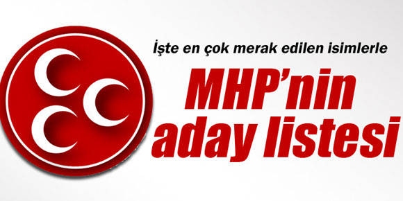 MHP Milletvekili İl İl Aday Listesi açıklandı