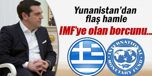 Yunanistan IMF’ye olan borcunu ödedi