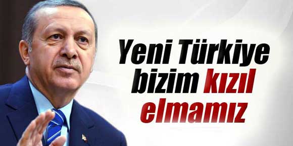 Erdoğan: Yeni Türkiye bizim ’kızıl elmamız