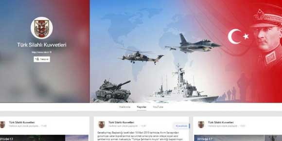 Türk Silahlı Kuvvetleri artık sosyal medyada