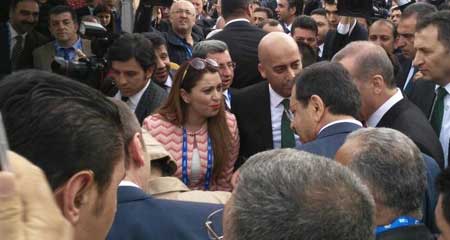 Cumhurbaşkanı Erdoğan Çanakkale standını ziyaret etti