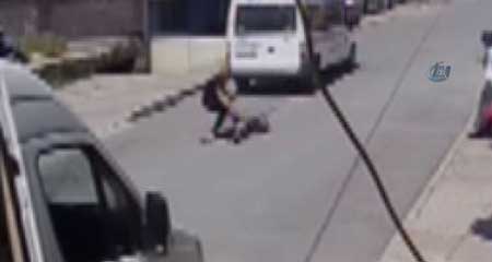 7 yaşındaki Poyrazın öldüğü feci kaza kamerada