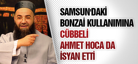 Bonzai’ye Cübbeli Ahmet Hoca da İsyan Etti