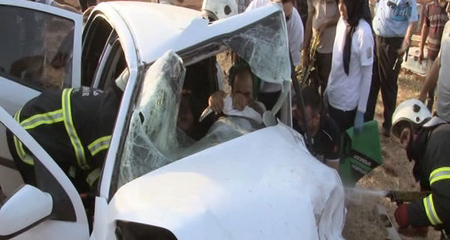 Gaziantepte kaza: 1 ölü, 4 yaralı