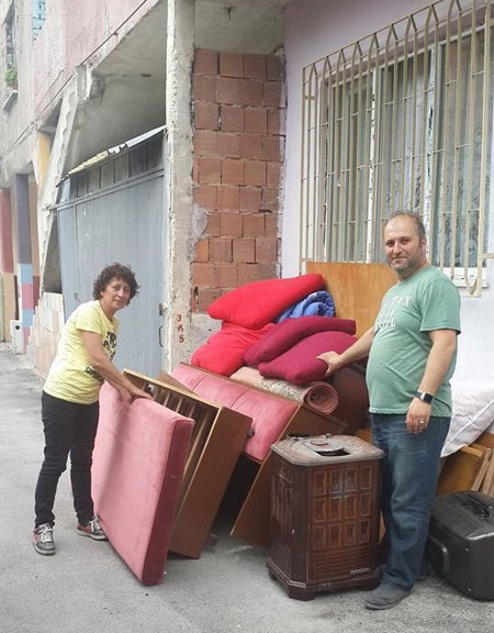 BAFRA UMUT DERNEĞİNDEN EV EŞYASI YARDIMI