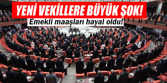 Yeni vekillere büyük şok!