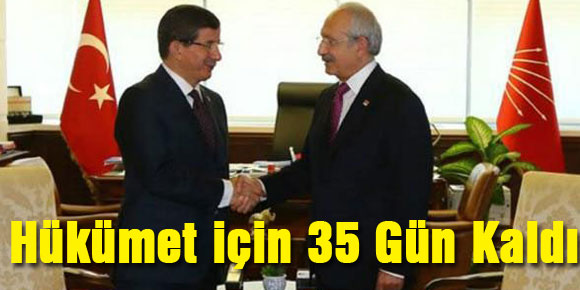 Hükümet için 35 Gün Kaldı