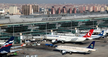 Atatürk Havalimanı’nda bayramda uçuş rekoru