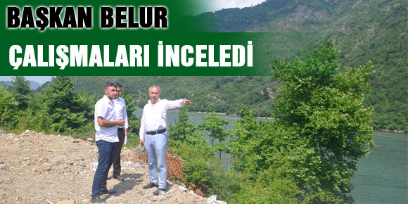 Başkan Belur Çalışmaları inceledi