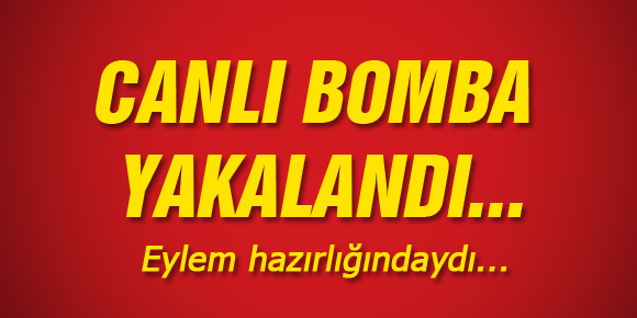 Diyarbakırda eylem hazırlığında olan canlı bomba yakalandı