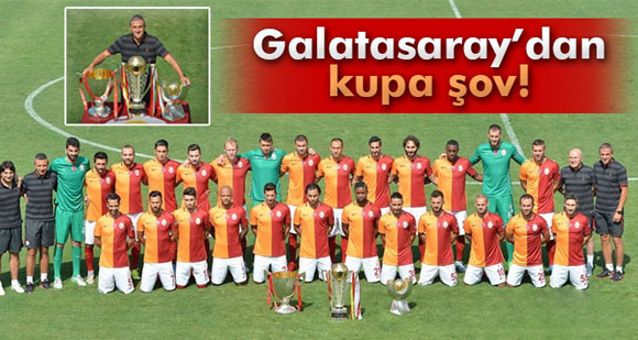 Galatasaray, 3 kupa ile poz verdi