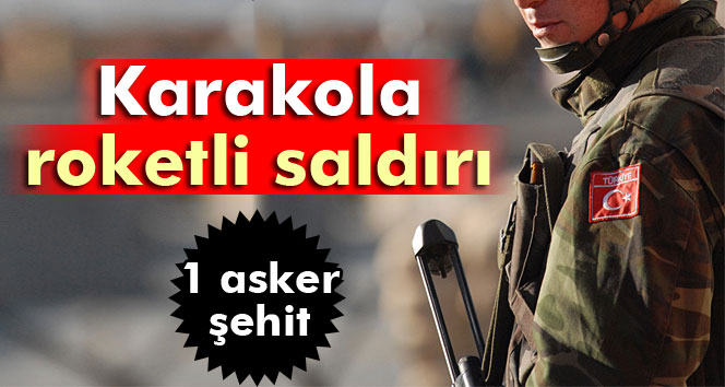 Diyarbakırda karakola roketli saldırı: 1 asker şehit