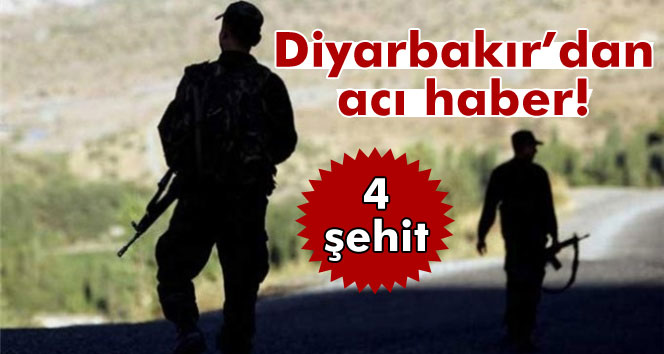 Diyarbakırda şehit sayısı 4e yükseldi