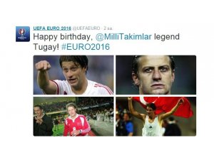 UEFA, Tugay Kerimoğlunun doğum gününü kutladı