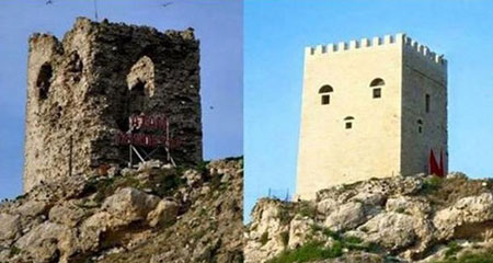 Şile Kalesinin restorasyonu sosyal medyada alay konusu oldu