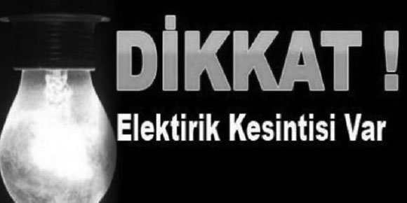 Samsun İlinde programlı elektrik kesintisi bildirimi