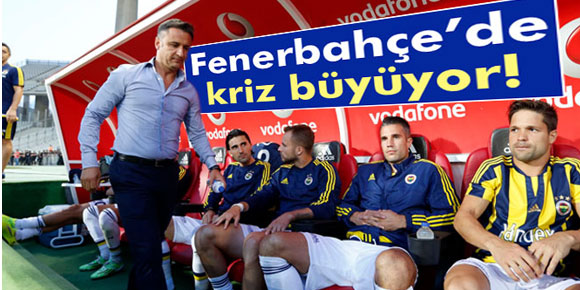 Fenerbahçede kriz büyüyor