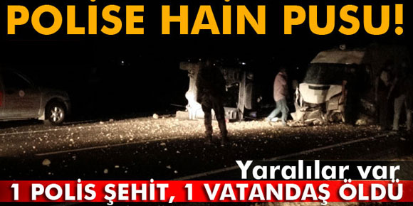 Batmanda polise hain saldırı! 1 polis şehit, 1 vatandaş öldü