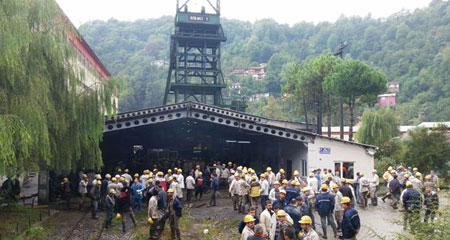 Maden ocağında yangın