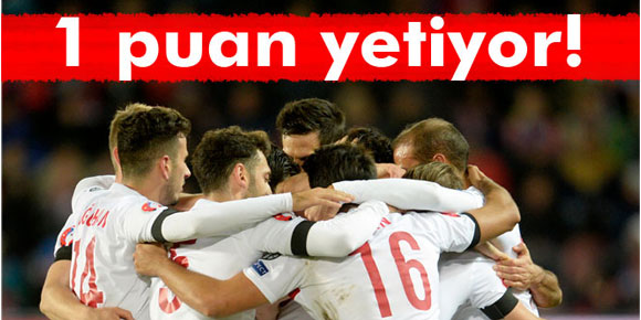 Millilere play-off için 1 puan yetiyor