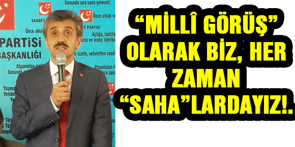 SP Samsun İl Başkanı Salih Şen: