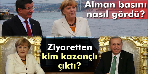 Merkel’in İstanbul ziyareti Alman basınında