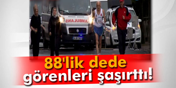 88lik dede Cumhuriyet Koşusuna damga vurdu