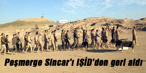 Peşmerge Sincar’ı IŞİD’den geri aldı