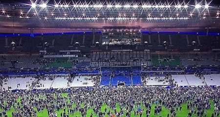 Stade de Franceda faciadan dönülmüş