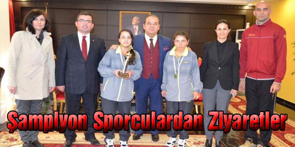 Şampiyon Sporculardan Ziyaretler