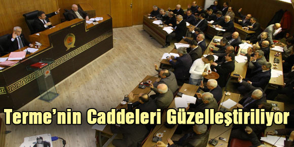 Terme’nin Caddeleri Güzelleştiriliyor