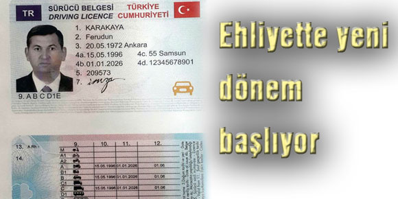 Ehliyette yeni dönem başlıyor