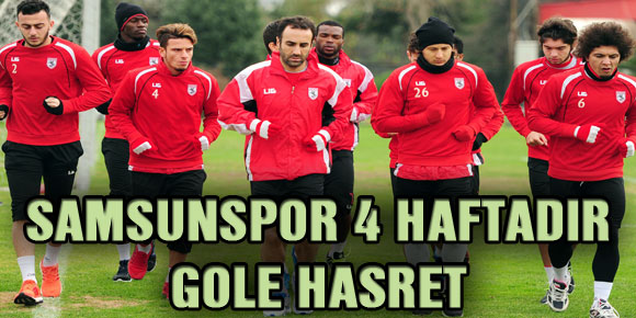 SAMSUNSPOR 4 HAFTADIR GOLE HASRET