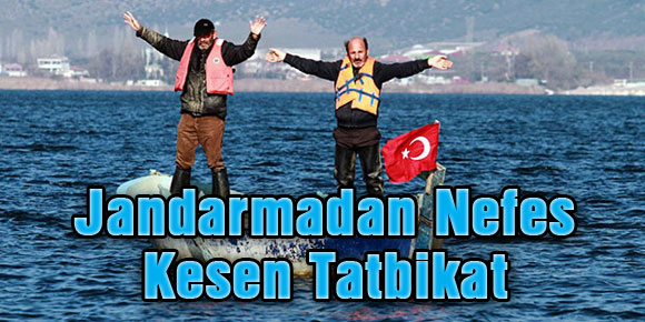 Jandarmadan nefes kesen tatbikat