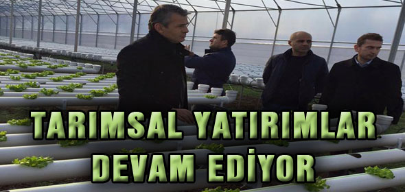 TARIMSAL YATIRIMLAR DEVAM EDİYOR